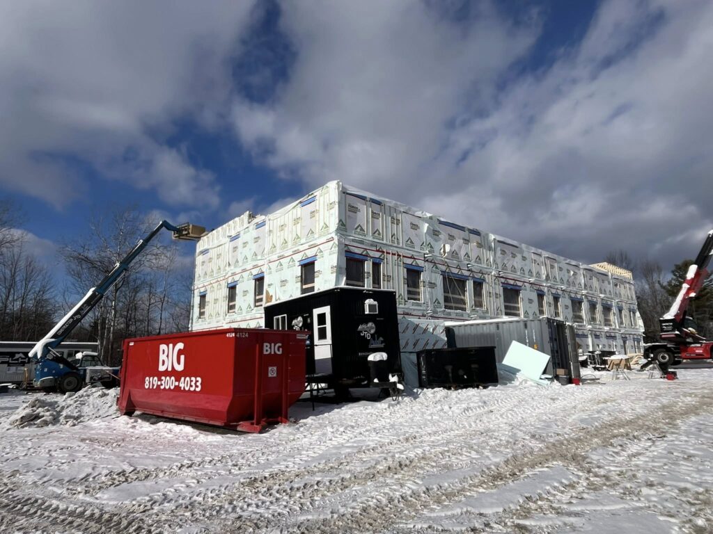 Construction neuve 24 logements Sherbrooke